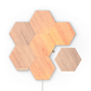 Nanoleaf Elements I Birchwood Hexagon I 7 Panels Starter Kit