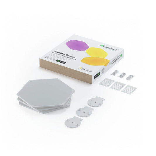 Nanoleaf Shapes I Hexagon I White Smart Lights Expansion Kit (3 Panels)