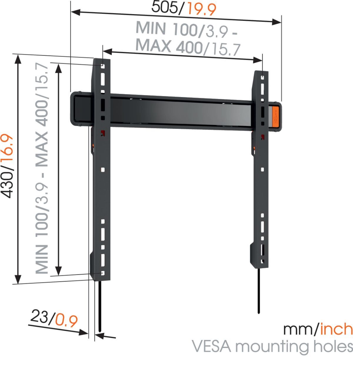 Vogel's WALL 3205 Fixed TV Wall Mount