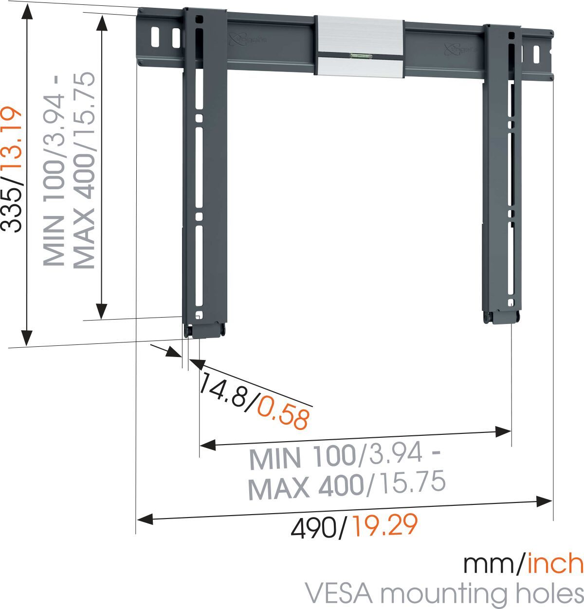 Vogel's THIN 405 ExtraThin Fixed TV Wall Mount