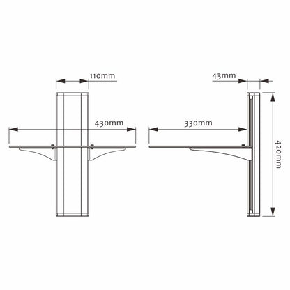 Tono AV 01 Shelf Support