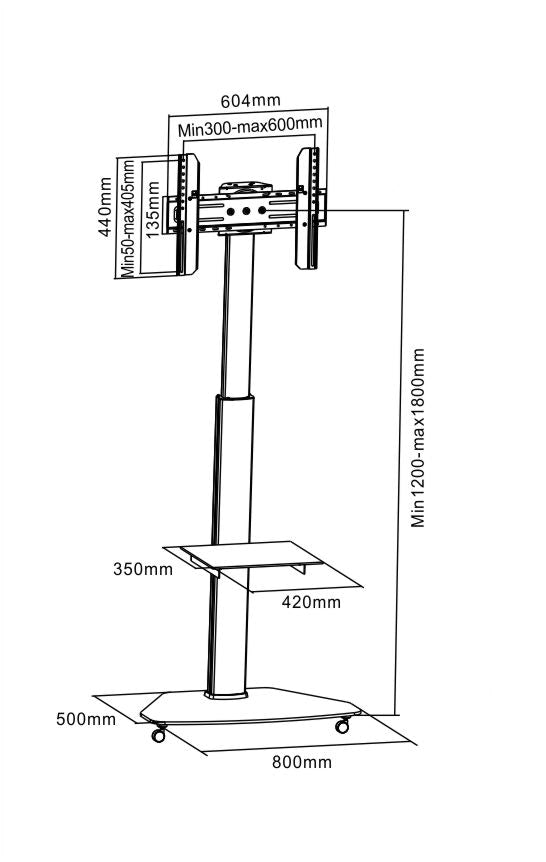 Tono OFS 01 TV Floor Stand (32"-70")