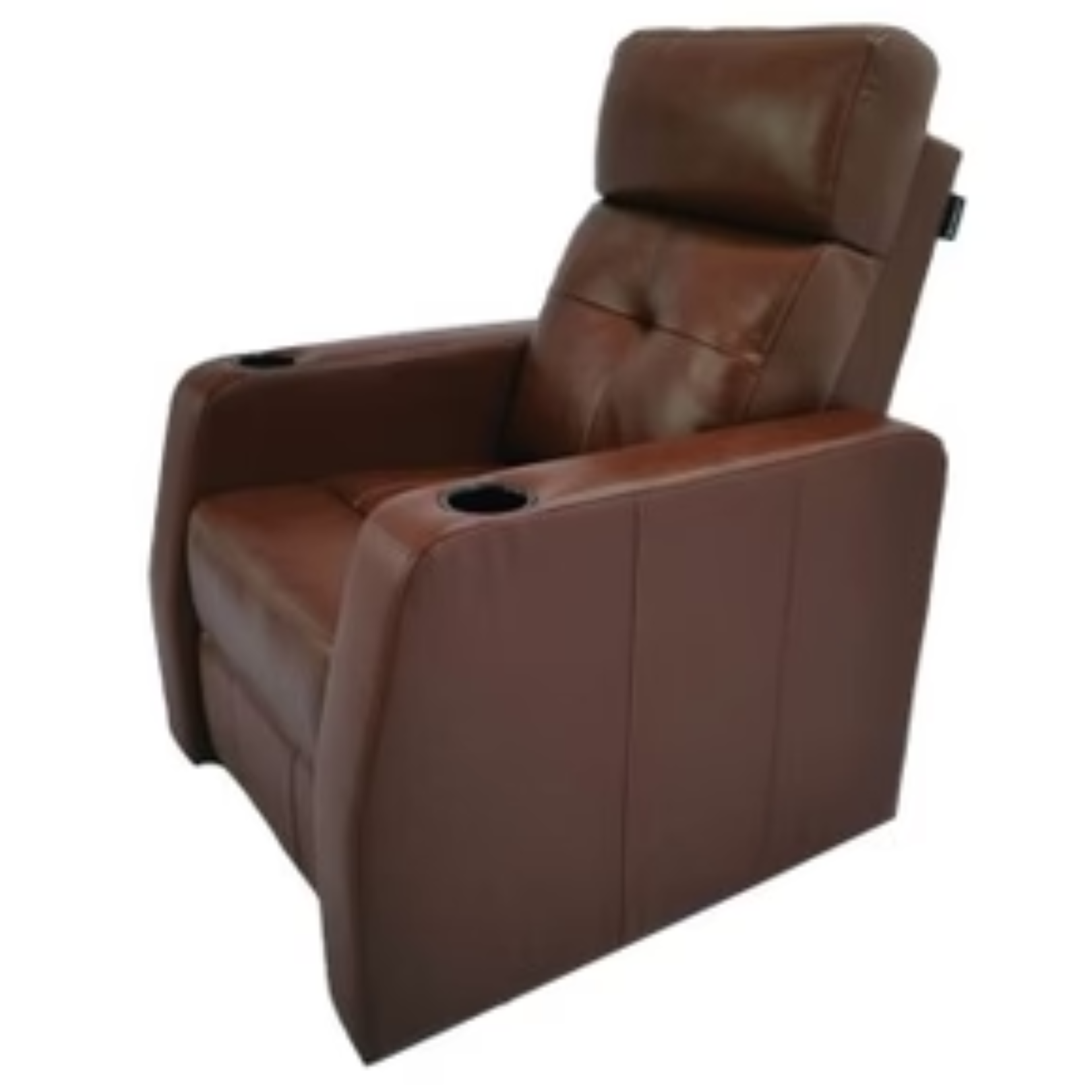 Premium Half Leather Recliner with Flame Retardant