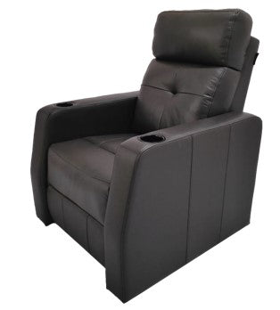 Premium Half Leather Recliner with Flame Retardant