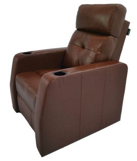 Premium Half Leather Recliner with Flame Retardant