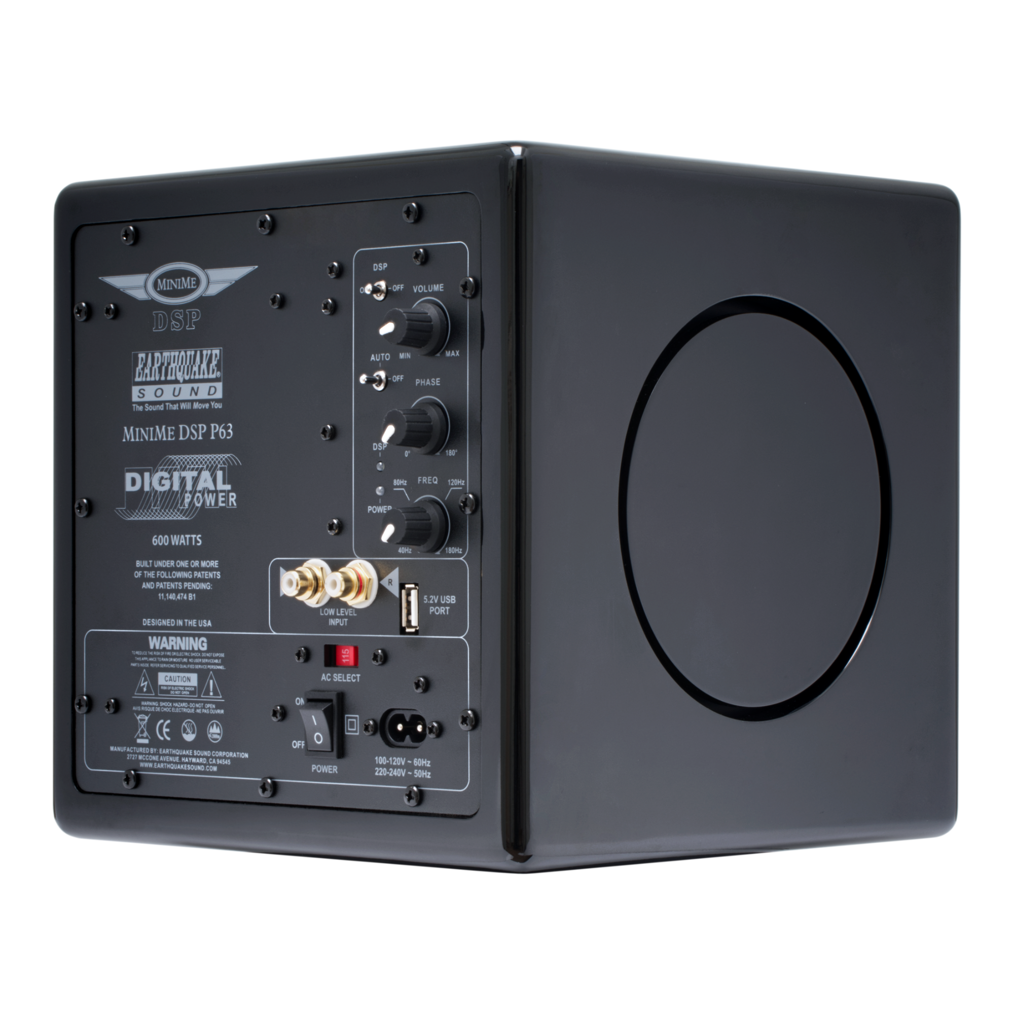 EARTHQUAKE MiniMe DSP P63B Subwoofer