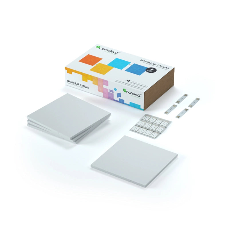 Nanoleaf Canvas I Square I White Smart Lights Starter Kit (9 Panels)