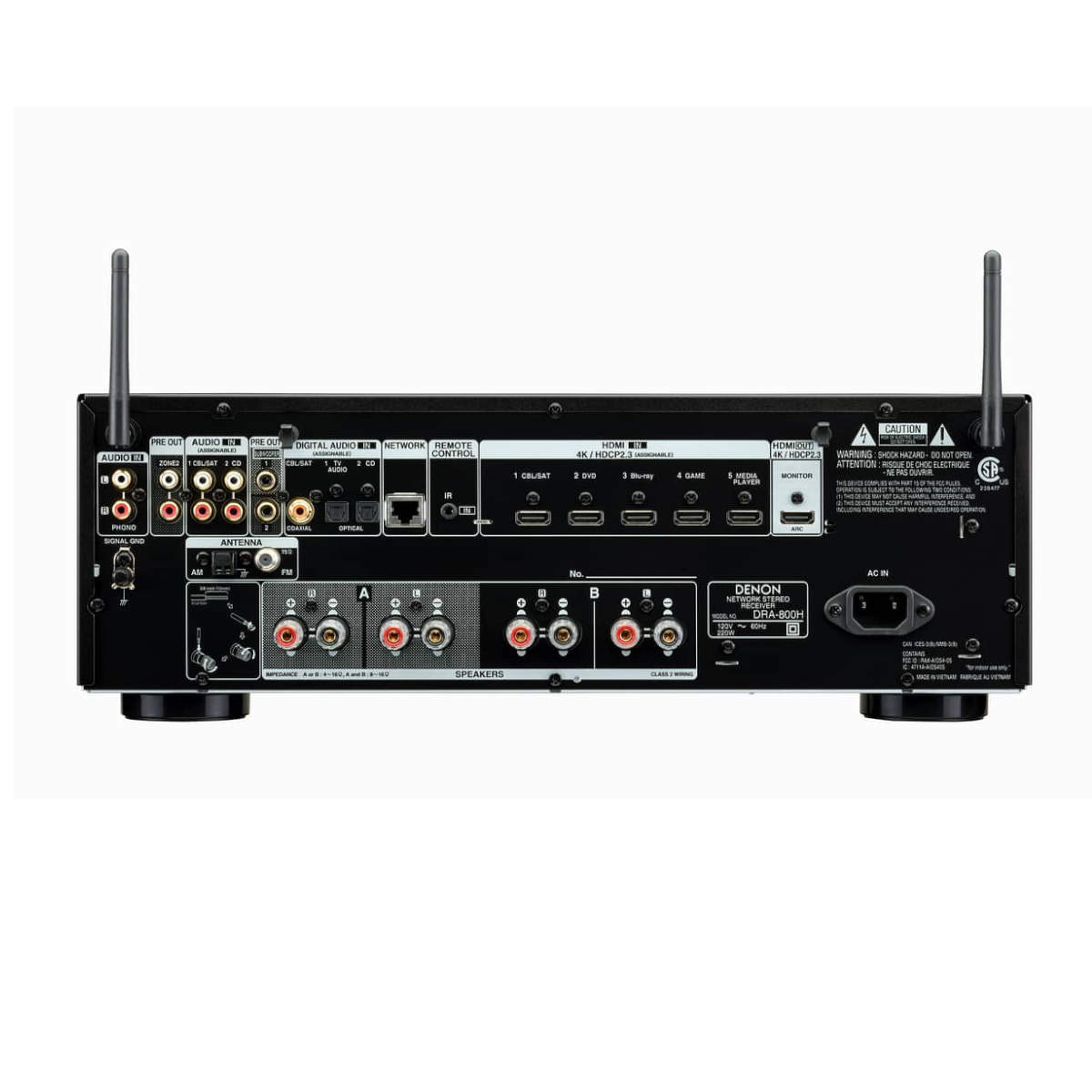 Denon DRA-800H 2 Channel Hi-Fi Network AV Receiver