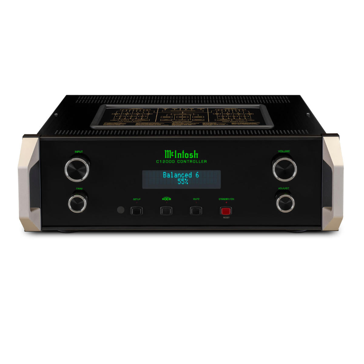 McIntosh C12000 2-Channel Solid State and Vacuum Tube Preamplifier