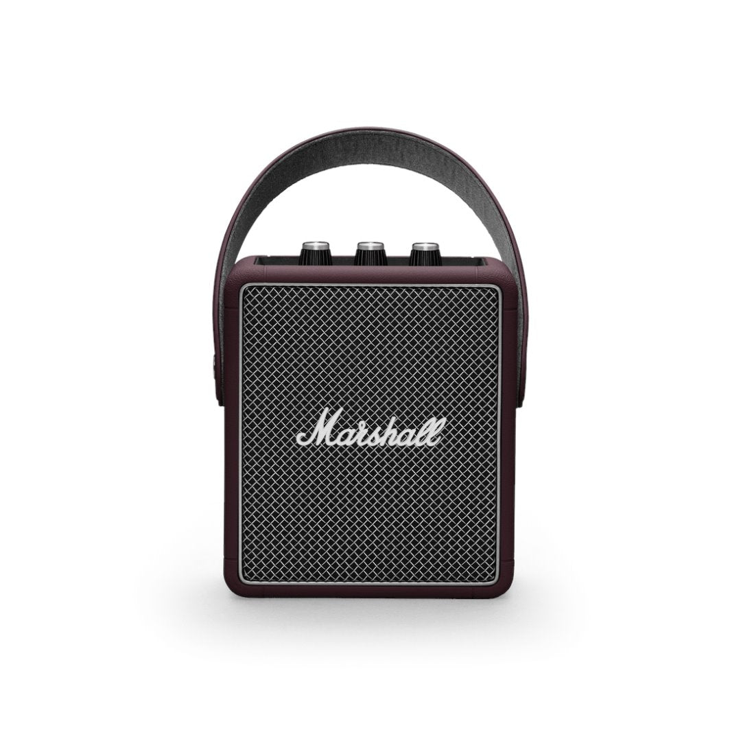 Marshall Stockwell II Wireless Bluetooth Portable Speaker Speakers Marshall Burgundy 