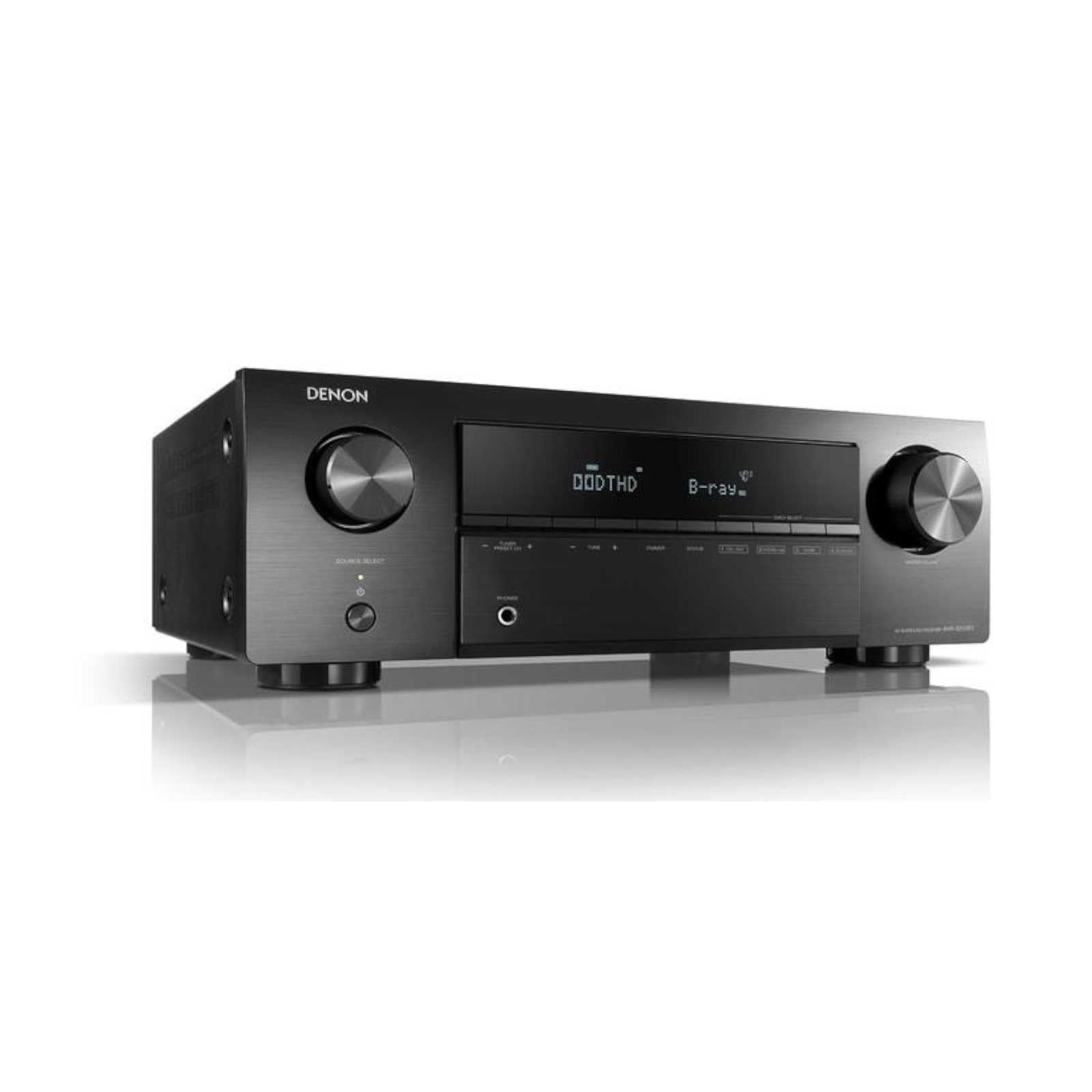 Denon AVR-X250BT 5.1 Ch 4K Ultra HD AV Receiver with Bluetooth